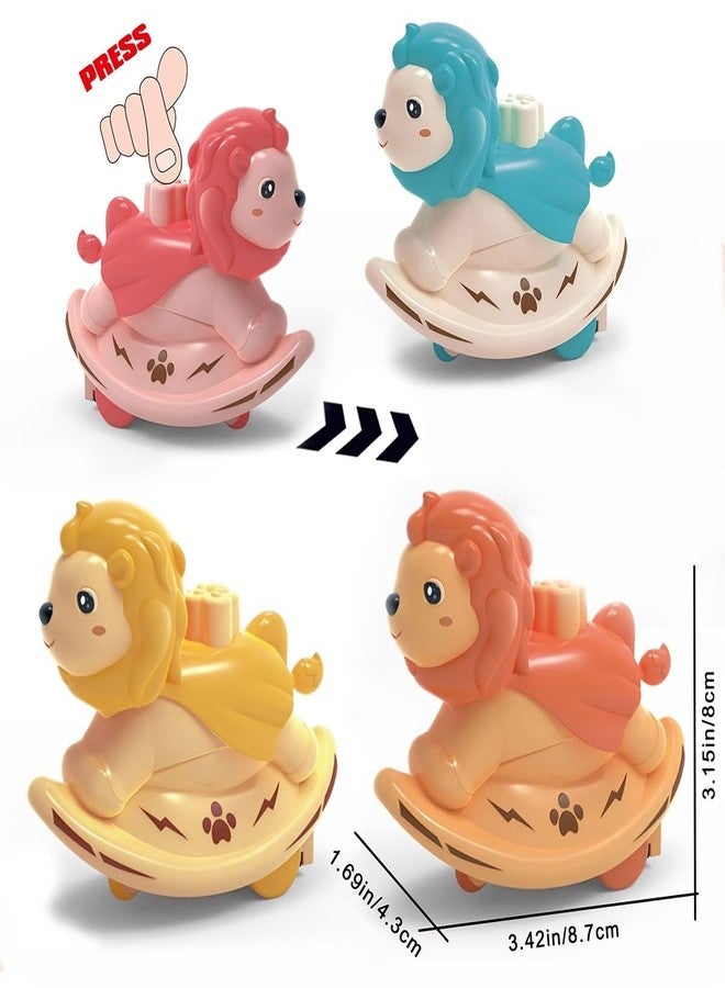 Mallexo Combo of Press and Go Moving Tiger Toy Windup Duck Toys and Penguin Toy for Boys & Girls 3PCS Bird Toys Set 3+ Year Old Moving Cartoon Car Birthday Gifts Animal Toys for Kids(Duck_Peng_Tigar) - Image 4